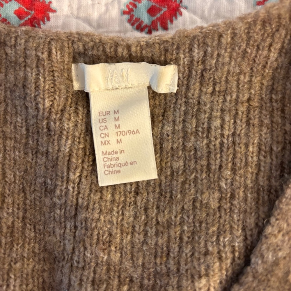 H&M premium wool blend V-neck sweater - Picture 5 of 11